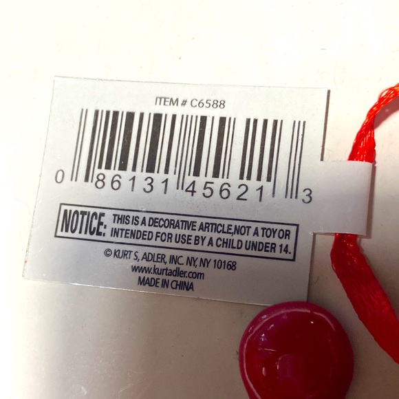 Kurt Adler Porcelain Xmas Tree Ornament Mice Family - Picture 2 of 3